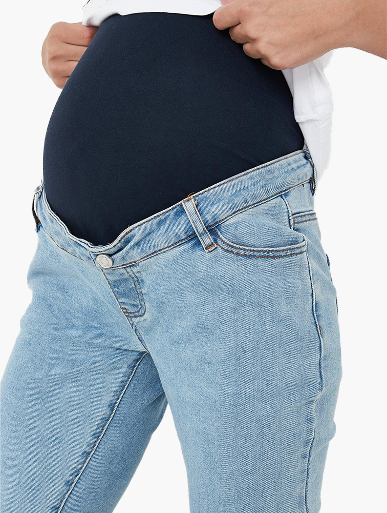 MyRunway Shop Missguided Blue Maternity High Waist Jeans for Women